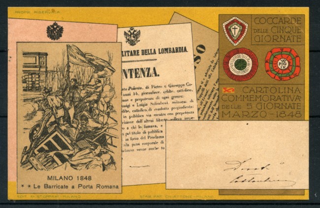 MILANO - 1903 - LOTTO/20078GA - 5 GIORNATE DI MILANO VIAGGIATA
