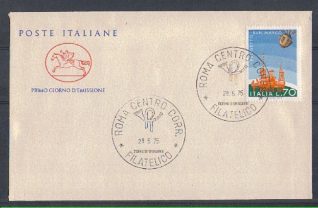 1975 - LOTTO/6626ZC - REPUBBLICA - IMPRESE SPAZIALI - FDC
