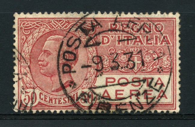 1926/28 - LOTTO/13989 - REGNO - 50c. POSTA AEREA - USATO