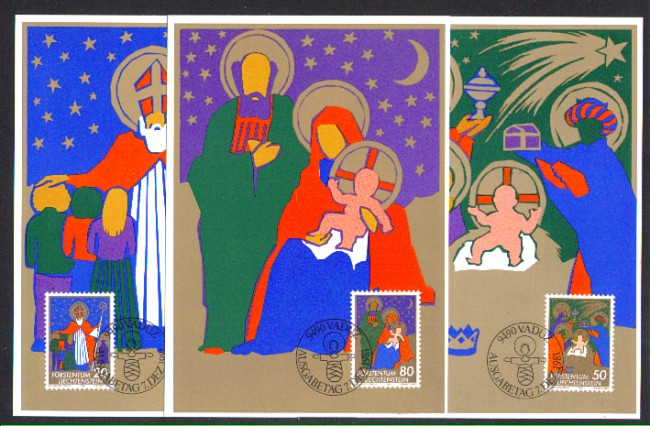 1981 - LBF/4032 - LIECHTENSTEIN - NATALE - CART.MAXIMUM