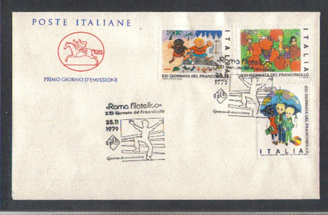 1979 - LOTTO/6713ZC - REPUBBLICA - GIORNATA FRANCOBOLLO - FDC