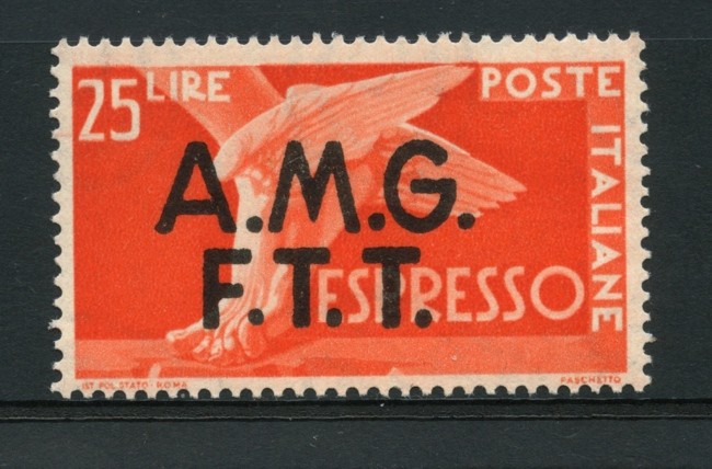 1947/48 - LOTTO/13224 - TRIESTE A -  25 LIRE ESPRESSO - NUOVO