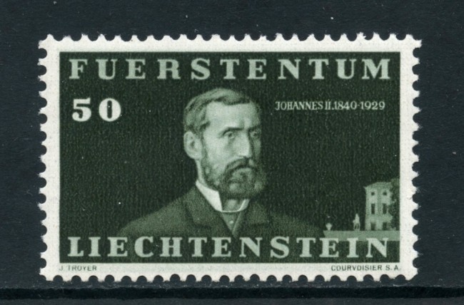 1940  LIECHTENSTEIN - 30r. CENTENARIO NASCITA PRINCIPE GIOVANNI - NUOVO - LOTTO/25013