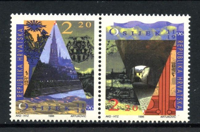 1996 - CROAZIA - 800° CITTA' DI OSIJEK NUOVO - LOTTO/32802