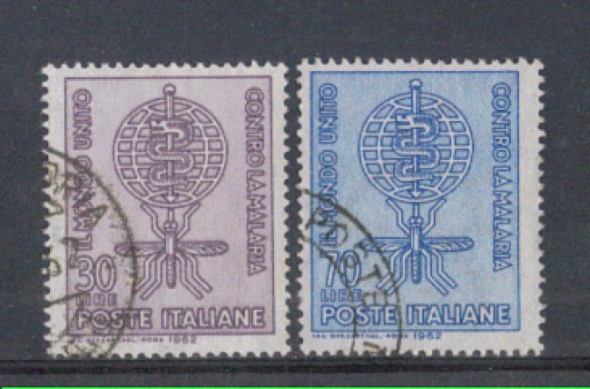 1962 - LOTTO/6406U - REPUBBLICA - LOTTA ALLA MALARIA USATI
