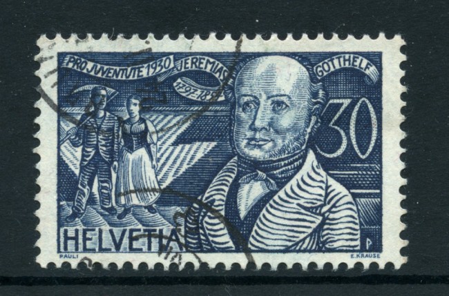 1930 - LOTTO/22343 - SVIZZERA - 30+10c. PRO JUVENTUTE - USATO