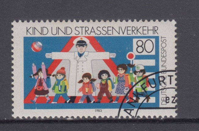 1983 - GERMANIA FEDERALE - EDUCAZIONE STRADALE - USATO - LOTTO/31380U