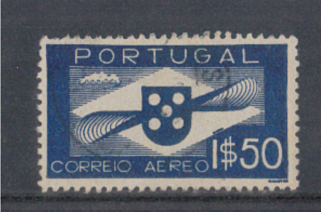 1936 - LOTTO/9697AU - PORTOGALLO - 1,50e. POSTA AEREA - USATO