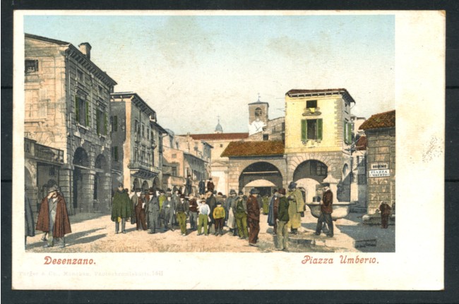 DESENZANO - 1900 - LOTTO/20191GA -  DESENZANO PIAZZA UMBERTO - NUOVA