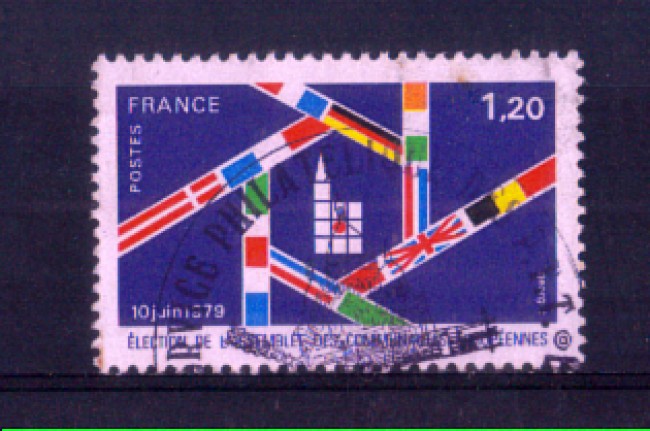 1979 - LOTTO/FRA2050U - FRANCIA - PARLAMENTO EUROPEO - USATO