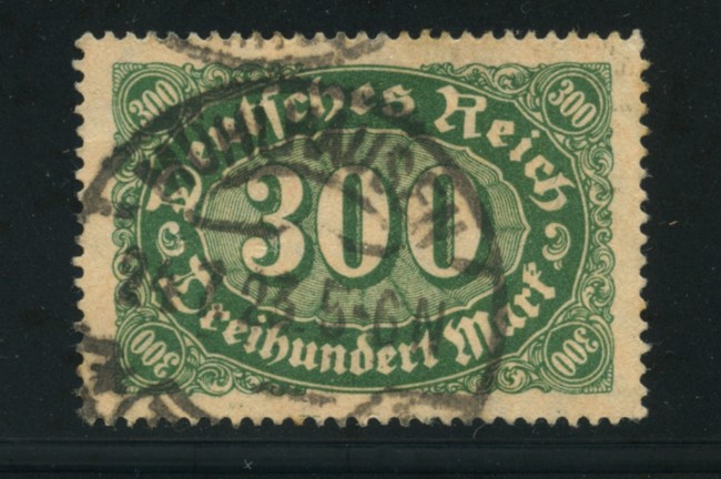 1921 - LOTTO/17771 - GERMANIA REICH - 300m. VERDE - USATO