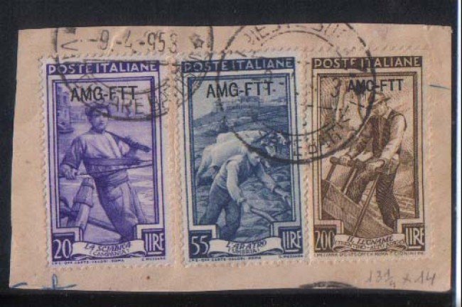 1953 - LOTTO/2202 - TRIESTE -A-  ITALIA AL LAVORO