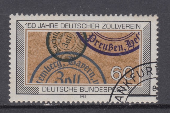 1983 - GERMANIA FEDERALE - UNIONE DOGANIERI - USATO - LOTTO/31369U