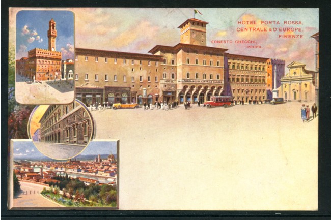 FIRENZE - ANNI TRENTA - LOTTO/20783 -  HOTEL PORTA ROSSA - NUOVA
