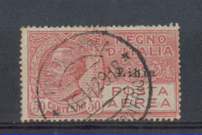 LIBIA - 1928 - LOTTO/3185A - 50c. POSTA AEREA - USATO