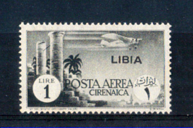 1941 - LOTTO/LIBITA21N - LIBIA - 1 LIRA POSTA AEREA - NUOVO