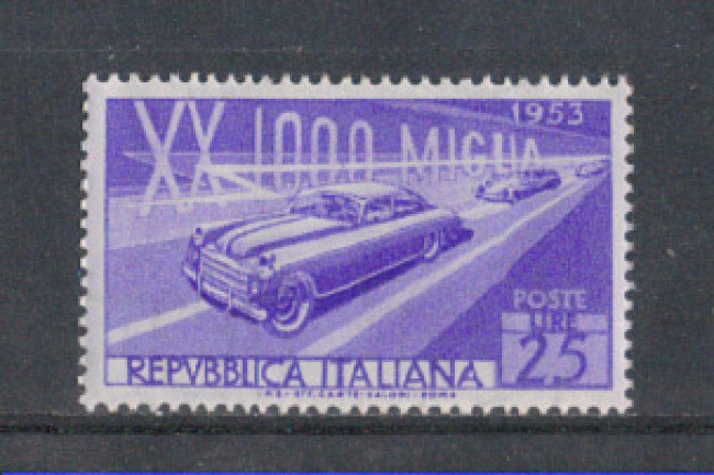 1953 - LOTTO/6197 - REPUBBLICA - MILLE MIGLIA