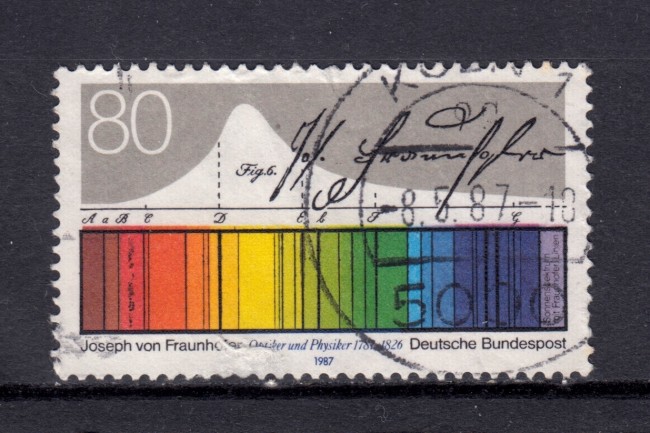 1987 - GERMANIA FEDERALE - VON FRAUNHOFER - USATO - LOTTO/31338