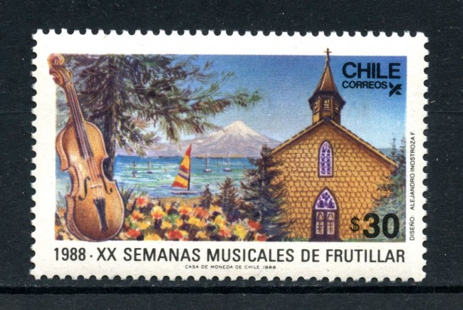 1988 - CILE - SETTIMANA MUSICALE DI FRUTTILAR - NUOVO - LOTTO/27874