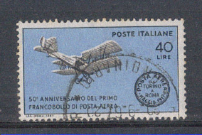1967 - LOTTO/6470U - REPUBBLICA - CINQUANT. POSTA AEREA USATO
