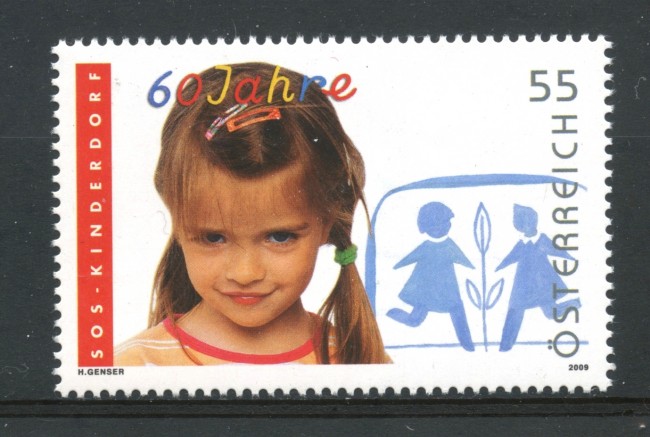 2009 - AUSTRIA - VIAGGI PER L'INFANZIA - NUOVO- LOTTO/33467