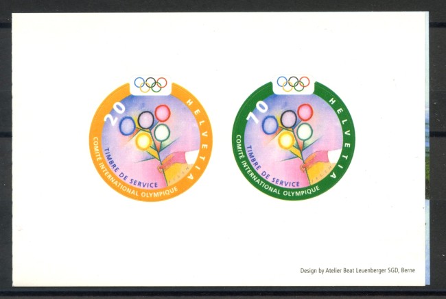 2000 - SVIZZERA - SERVIZIO -  SYDNEY 2000 2v. - LIBRETTO NUOVI - LOTTO/37340