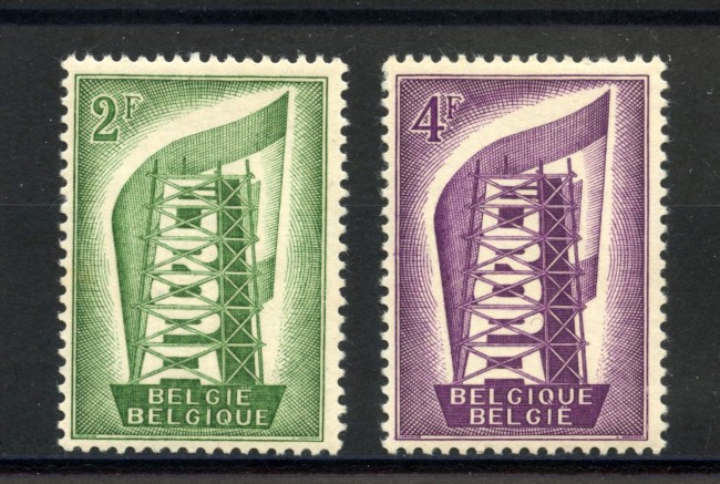 1956 - BELGIO - LOTTO/41160 - EUROPA 2v. - NUOVI