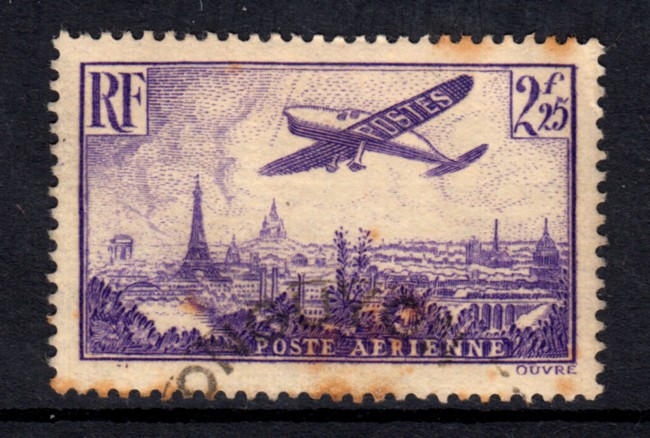 1936 - LOTTO/15440 - FRANCIA  - 2,25 FRANCHI POSTA AEREA - USATO