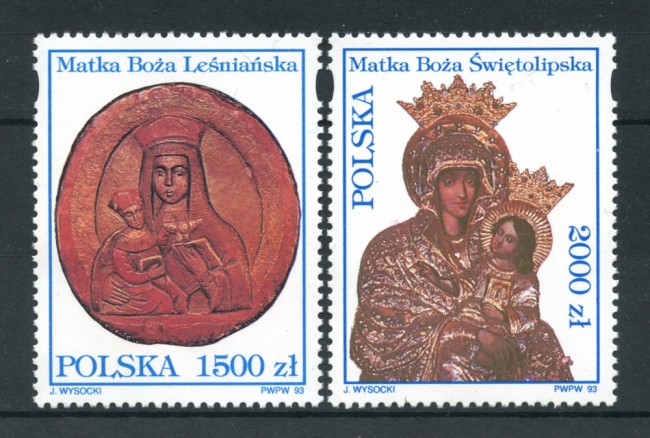 1993 - LOTTO/20315 - POLONIA - SANTUARIO  2v. - NUOVI