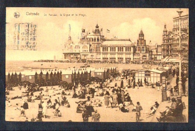 BELGIO - 1930 - OSTENDA - LE KURSAAL E LA PLAGE