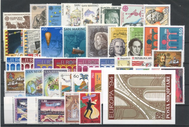 1982/1997 - EUROPA - LOTTO/43083 - INSIEME DI 24 SERIE COMPLETE NUOVE