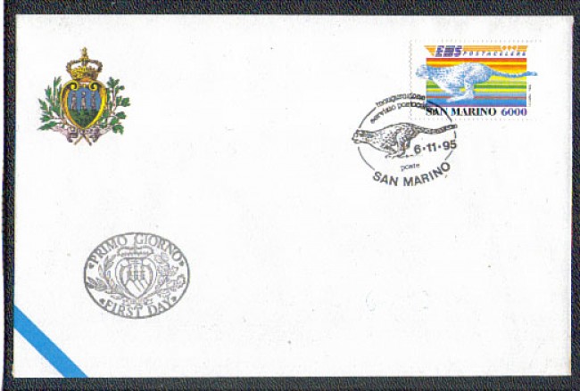 1995 - LOTTO/8159Z - SAN MARINO - POSTA CELERE - FDC