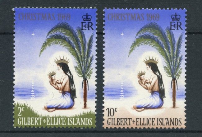 1969 - GILBERT & ELLICE - LOTTO/22365 - NATALE 2v. - NUOVI