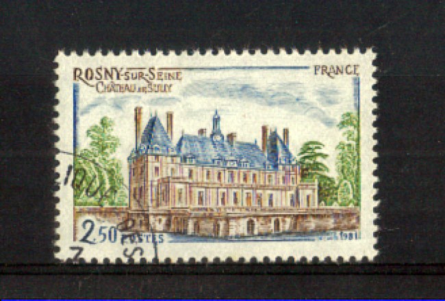1981 - LOTTO/FRA2135U - FRANCIA - CASTELLO DI  SULLY - USATO