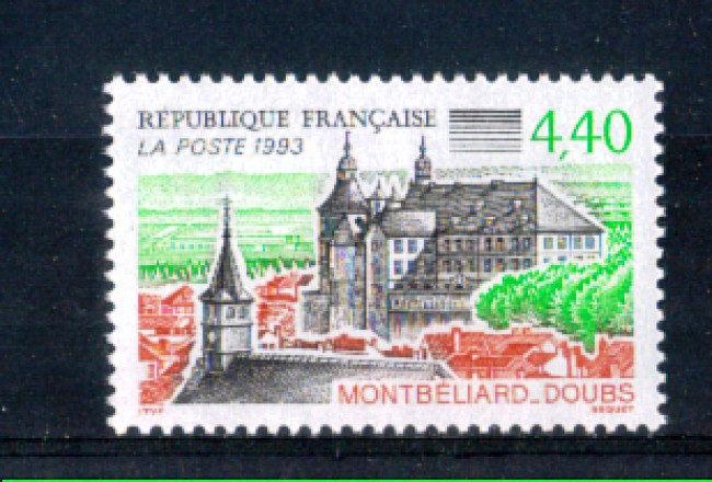 1993 - LOTTO/FRA2819N - FRANCIA - CASTELLO MONTBELIARD - NUOVI