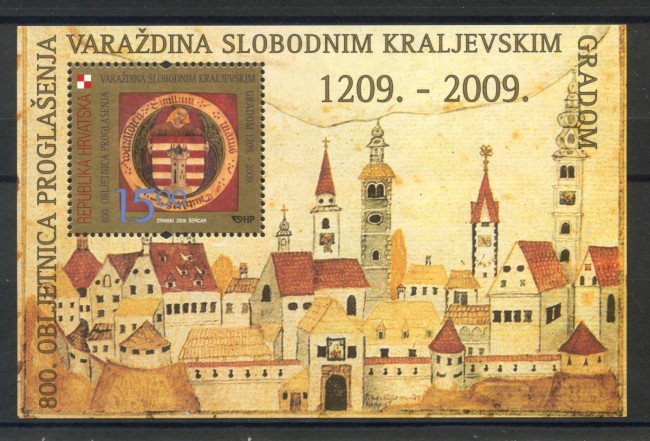 2009 - CROAZIA - CITTA' DI VARAZDIN  FOGLIETTO NUOVO - NUOVI - LOTTO/33093