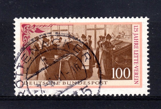 1991 - GERMANIA FEDERALE - 100p. ASSOCIAZIONE LETTE - USATO - LOTTO/31241U