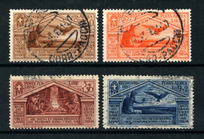 1930 - LOTTO/16510 - REGNO - P/AEREA VIRGILIO 4v. - USATI