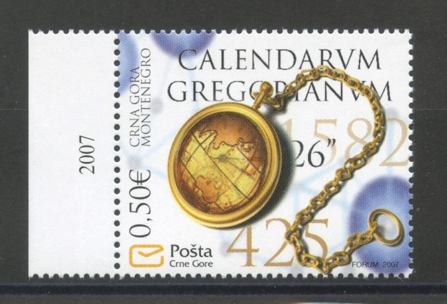 2007 - MONTENEGRO REPUBBLICA - CALENDARIO GREGORIANO - NUOVO - LOTTO/34834