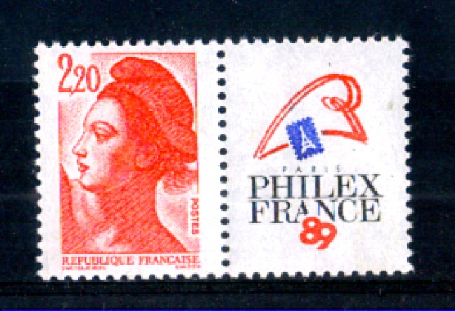 1987 - LOTTO/FRA2464N - FRANCIA - 2,20 Fr. PHILEXFRANCE - NUOVO