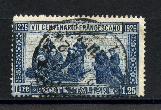 1926 - REGNO - LOTTO/48325 - 1,25 LIRE SAN FRANCESCO - USATO