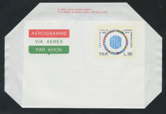 1976 - LOTTO/17072 - REPUBBLICA - ISTIT. LATINO AMERICANO - NUOVO