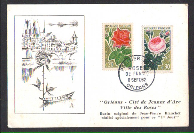 1962 - LBF/3590 - FRANCIA - ROSE DI FRANCIA