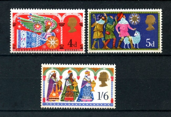 1969 - GRAN BRETAGNA - NATALE 3v. - NUOVI - LOTTO/26322