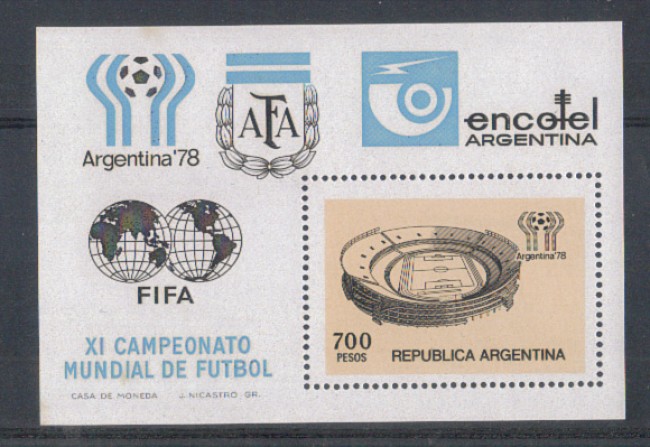 1978 - LBF/1892 - ARGENTINA - MONDIALI CALCIO BF.