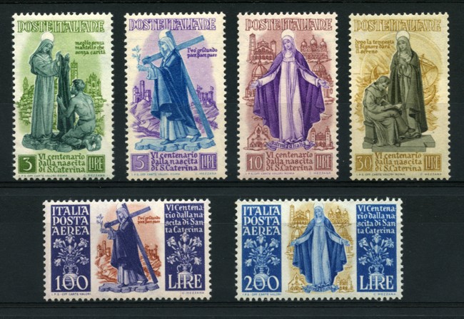 1948 - LOTTO/12776 - REPUBBLICA  - SANTA CATERINA  6v. - NUOVI