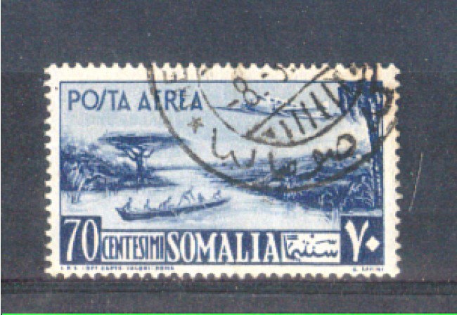 1950 - LOTTO/9833U - SOMALIA AFIS - POSTA AEREA 70c. USATO