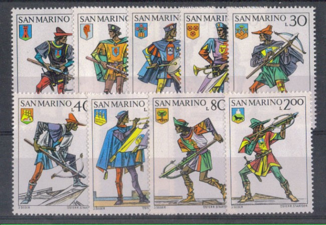 1973 - LOTTO/7947 - SAN MARINO - BALESTRIERI