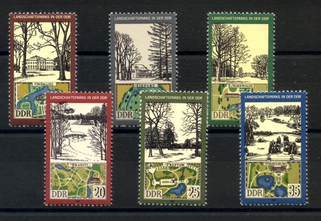 1981 - GERMANIA DDR - PARCHI 6v. - NUOVI - LOTTO/36579