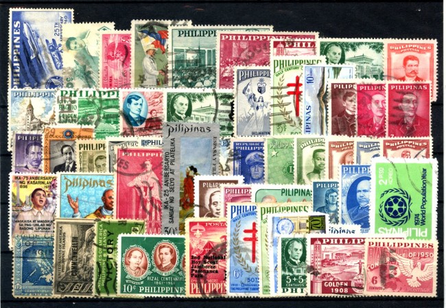 PHILIPPINE - LOTTO/48346 - COLLEZIONE 50 DIFFERENTI